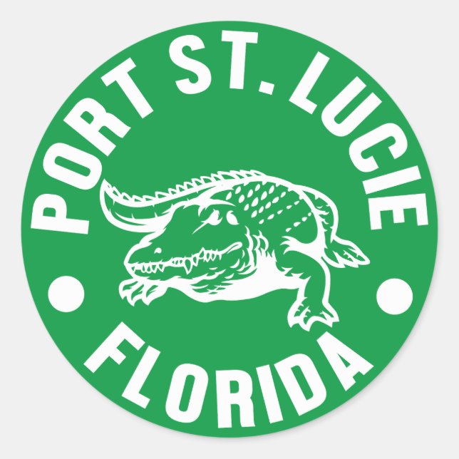 Port St. Lucie,Florida Classic Round Sticker (Front)
