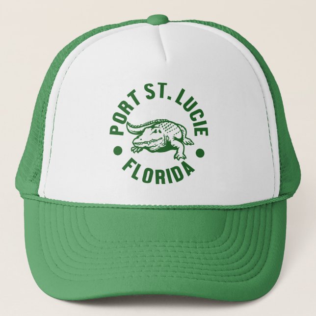 Port St. Lucie,Florida Trucker Hat (Front)