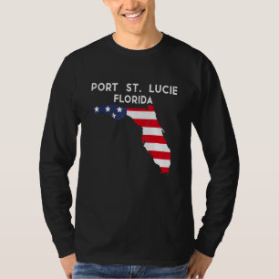 Port St Lucie Florida USA State America Travel Fl T-Shirt