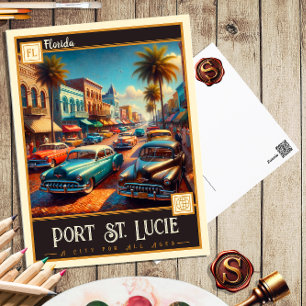 Port St. Lucie, Florida   Vintage Postcard