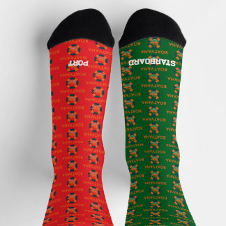 Port & Starboard Boat Show Socks by Boatvana