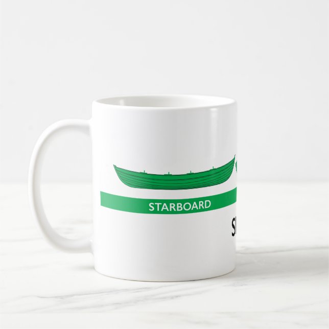 Port Starboard Skiff Rowing MUg (Left)