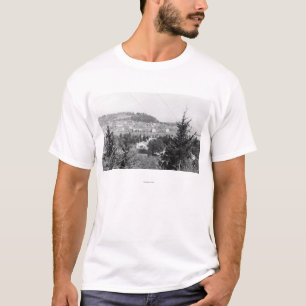 Port Townsend, WA View Main Barracks Fort Warden T-Shirt