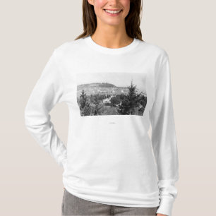 Port Townsend, WA View Main Barracks Fort Warden T-Shirt