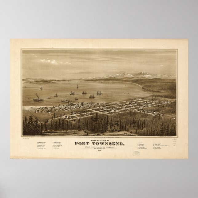 Port Townsend, Washington (1878) Poster (Front)