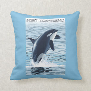 Port Townsend, WashingtonOrca Jumping Cushion