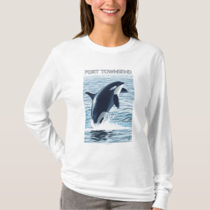 Port Townsend, WashingtonOrca Jumping T-Shirt