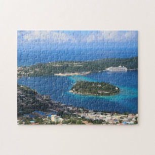 Port Vila, Vanuatu, from the air Jigsaw Puzzle