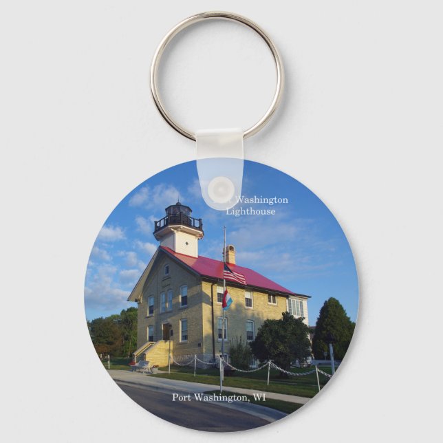 Port Washington Lighthouse key chain (Front)