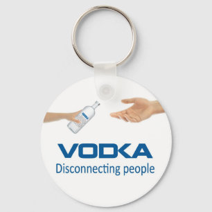 Porta chaves Vodka - Disconnecting people Key Ring