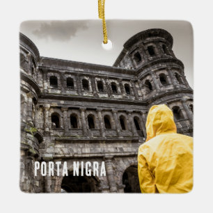 Porta Nigra in Trier Rhineland Palatinate Germany Ceramic Ornament