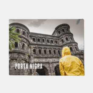 Porta Nigra in Trier Rhineland Palatinate Germany Doormat