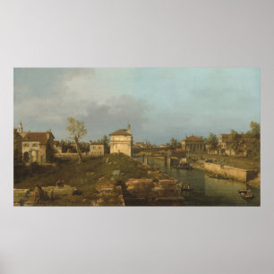 Porta Portello, Padua - Canaletto Fine Art Poster