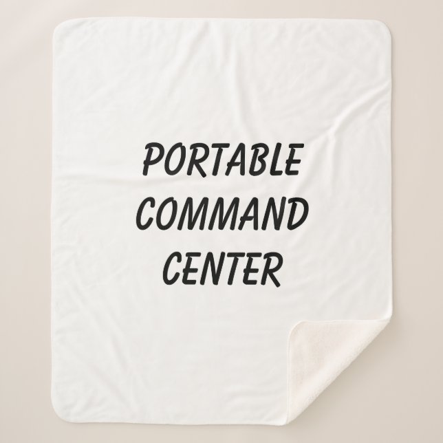 Portable command centre blanket (Front)