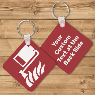 Portable Foam Applicator Unit Safety Sign Key Ring