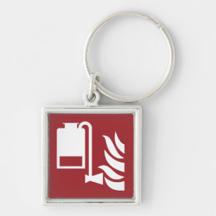 Portable Foam Applicator Unit Safety Sign Key Ring
