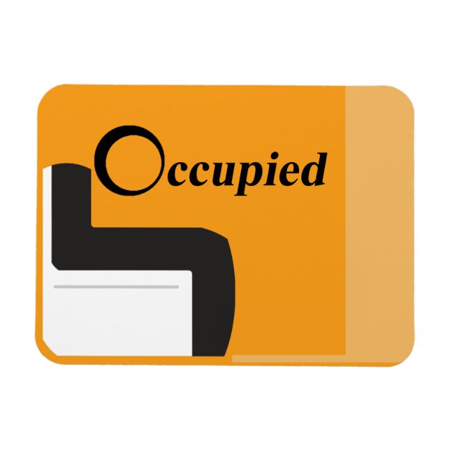 Portable Occupied Magnet (Horizontal)