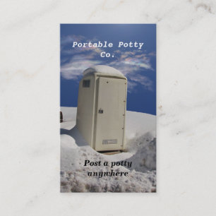 Portable Potty ~ biz card