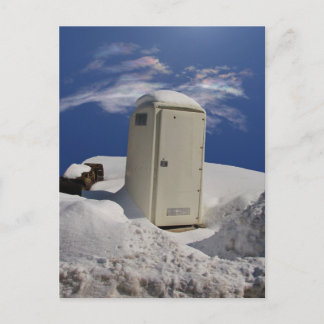 Portable Potty calendar ~ postcard