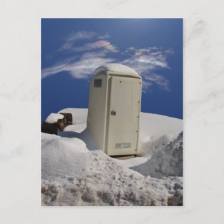 Portable Potty calendar ~ postcard