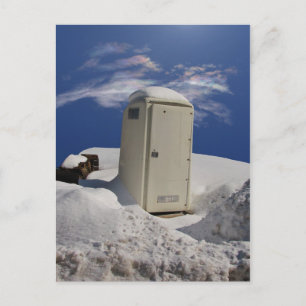 Portable Potty ~ postcard