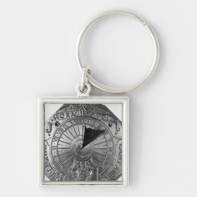 Portable Sundial, from Sierk Castle  1756 Key Ring (Front)