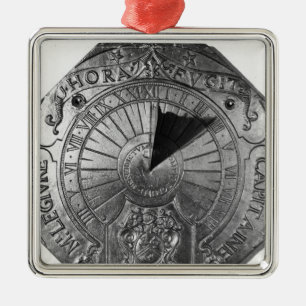 Portable Sundial, from Sierk Castle  1756 Metal Tree Decoration