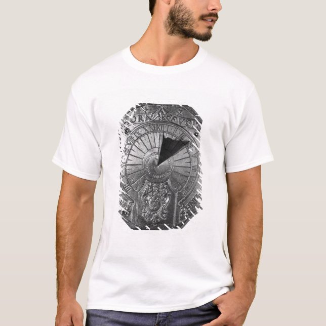 Portable Sundial, from Sierk Castle  1756 T-Shirt (Front)