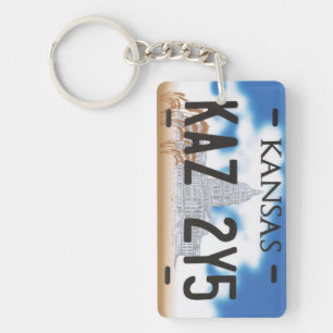 Portachiavi targa impala from 67 nera Supernatural Key Ring