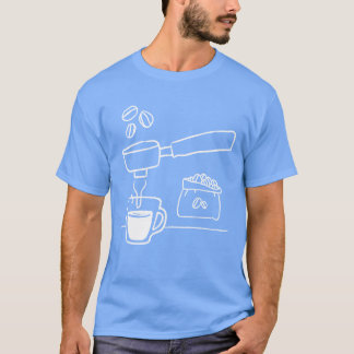 Portafilter Coffee Maker Coffee Roasting family T-Shirt
