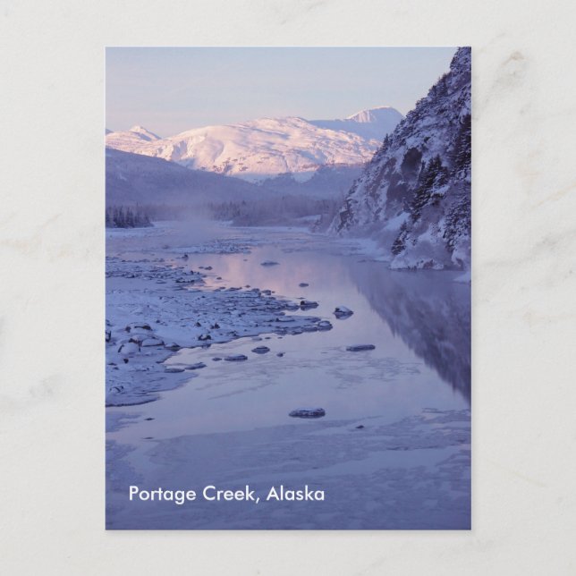 Portage Creek, Alaska Postcard (Front)