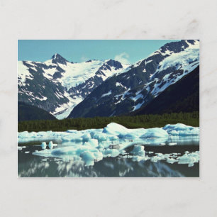 Portage Glacier, north of Port Seward, Alaska Postcard