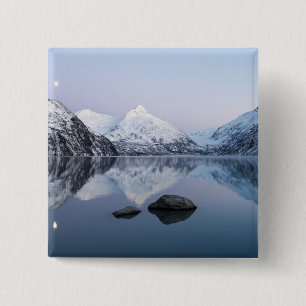 Portage Lake Twilight 15 Cm Square Badge