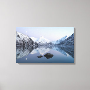 Portage Lake Twilight Canvas Print