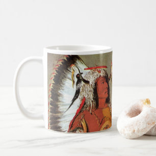 Portait of Indian Chief Mato-Tope by George Catlin Coffee Mug