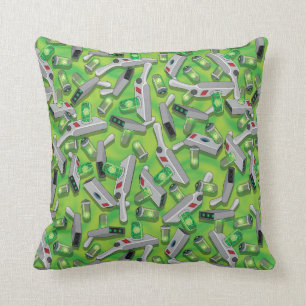 Portal Gun Pattern Cushion
