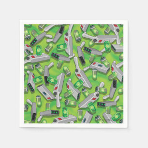 Portal Gun Pattern Napkin