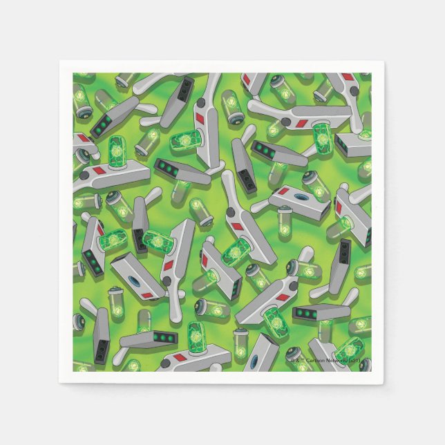 Portal Gun Pattern Napkin (Front)