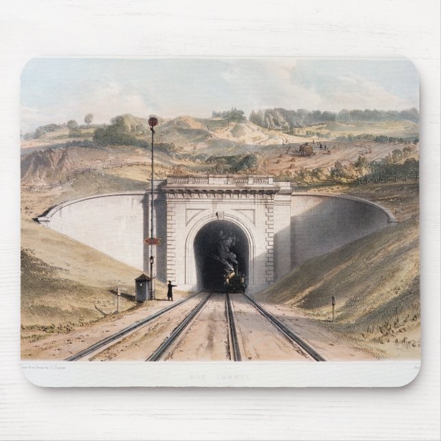 Portal of Brunel's box tunnel near Bath Mouse Mat (Front)