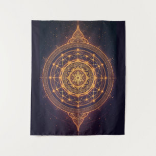 Portal of the Infinite Light – A Sacred Mandala Tapestry