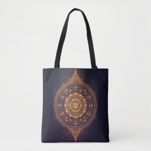 Portal of the Infinite Light – A Sacred Mandala Tote Bag