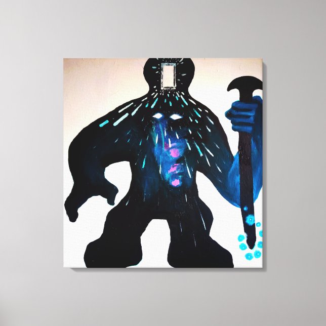 Portal Sentinal Canvas Print (Front)
