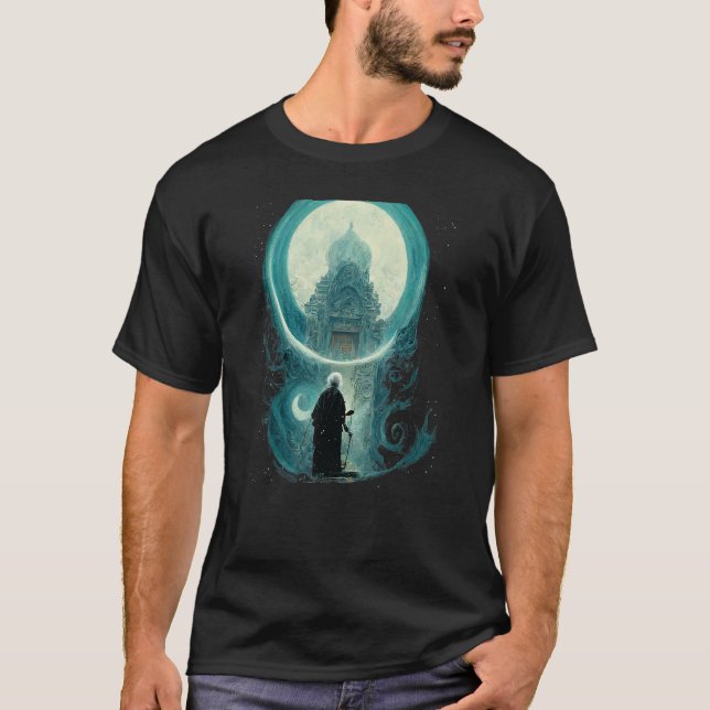 Portal To Shangri La  Yin Yang Art T-Shirt (Front)