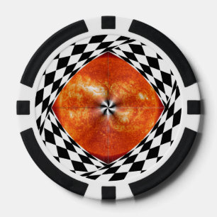 Portal to the Sun by Kenneth Yoncich Poker Chips