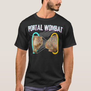 Portal Wombat Dank Meme For Wombat Lovers  T-Shirt