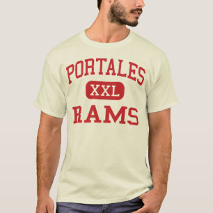 Portales - Rams - High - Portales New Mexico T-Shirt