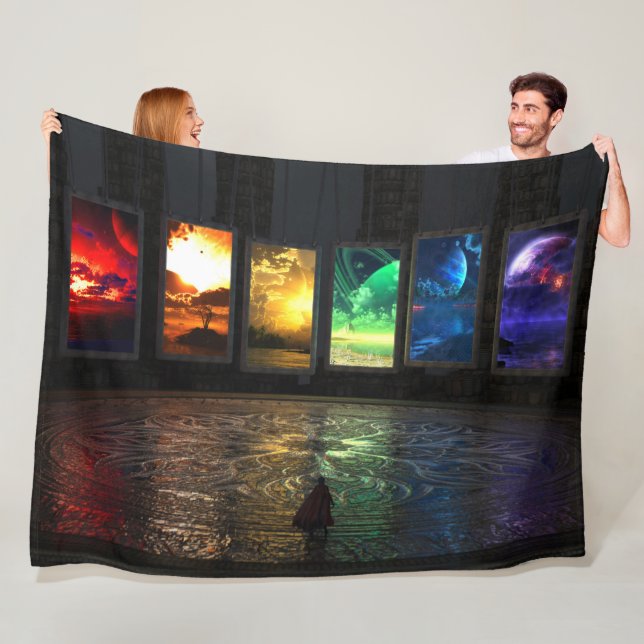 Portals Fleece Blanket (In Situ)