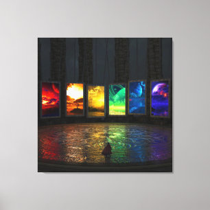 Portals (Square) Canvas Print
