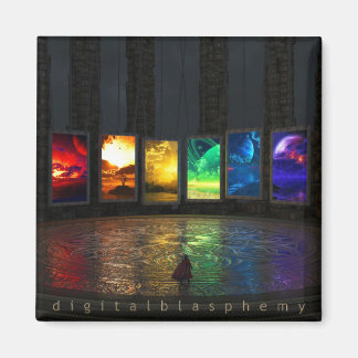 Portals Square Magnet