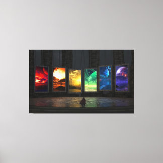 Portals Wrapped Canvas